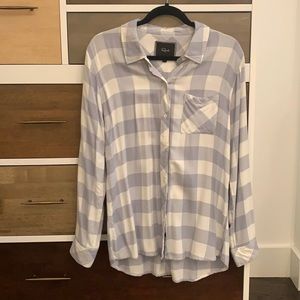 Rails button down size M, soft flannel